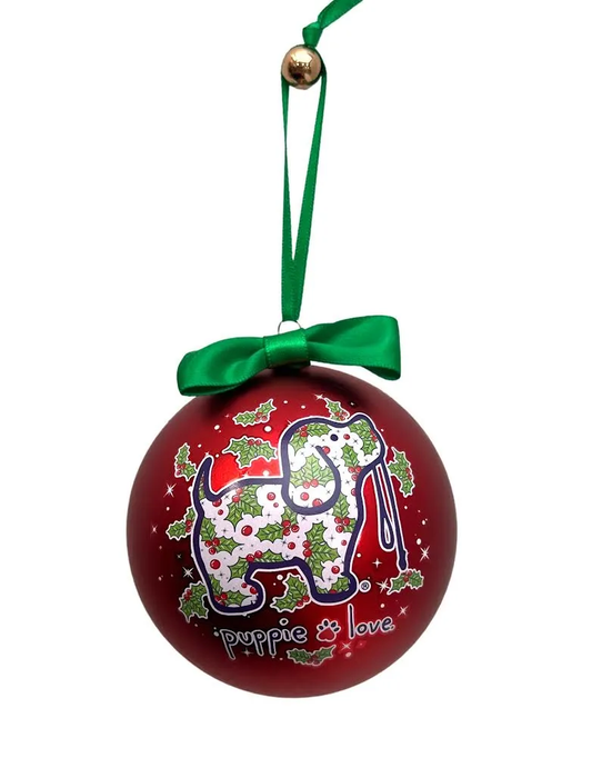 Puppie Love Ornament