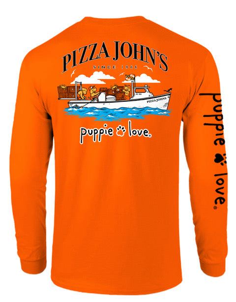 Orange Crab Boat Long Sleeve