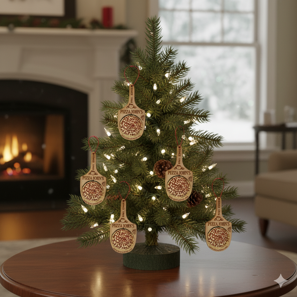 Pizza Peel Ornament / Fridge Magnet