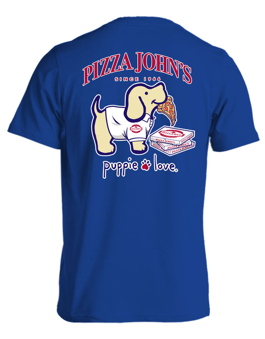 Royal Blue Pizza Pup Tee
