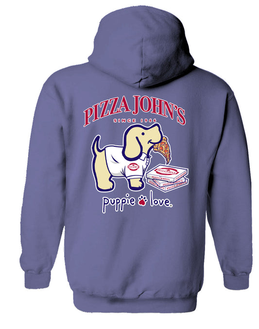 Lavender Pizza Pup Hoodie