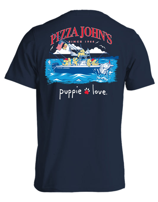 Pizza Johns Short Sleeve Fishing Tees