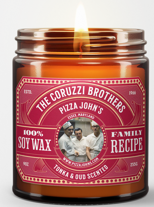 Pizza Johns The Coruzzi Brothers Candle